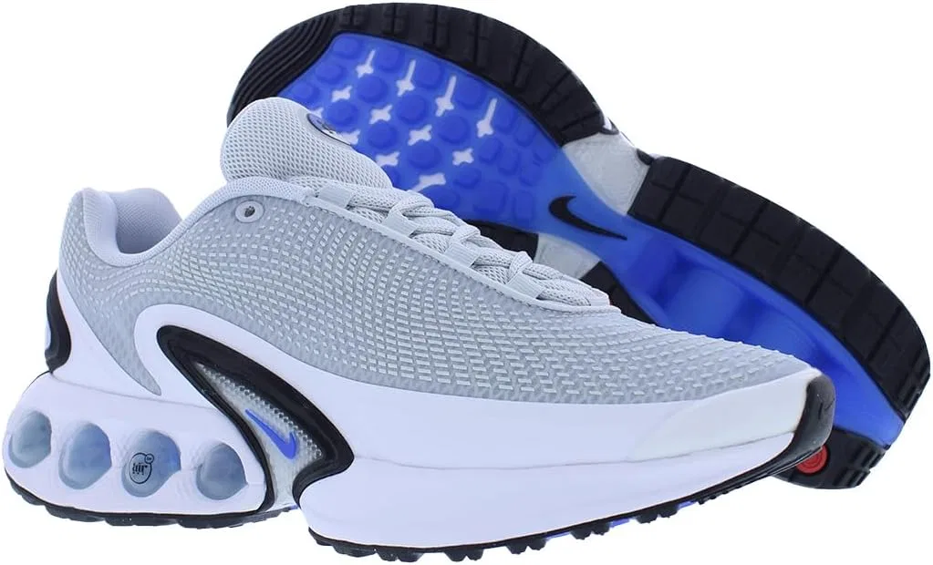 Мужские кроссовки Nike Air Max DnSneaker, Pure Platinum Hyper Royal White Black — фото 4