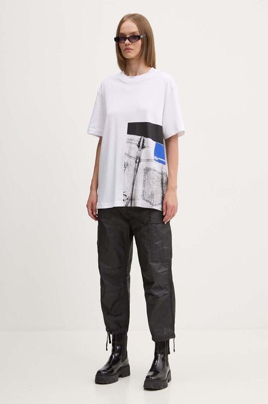 

Хлопковая футболка Karl Lagerfeld Jeans, белый