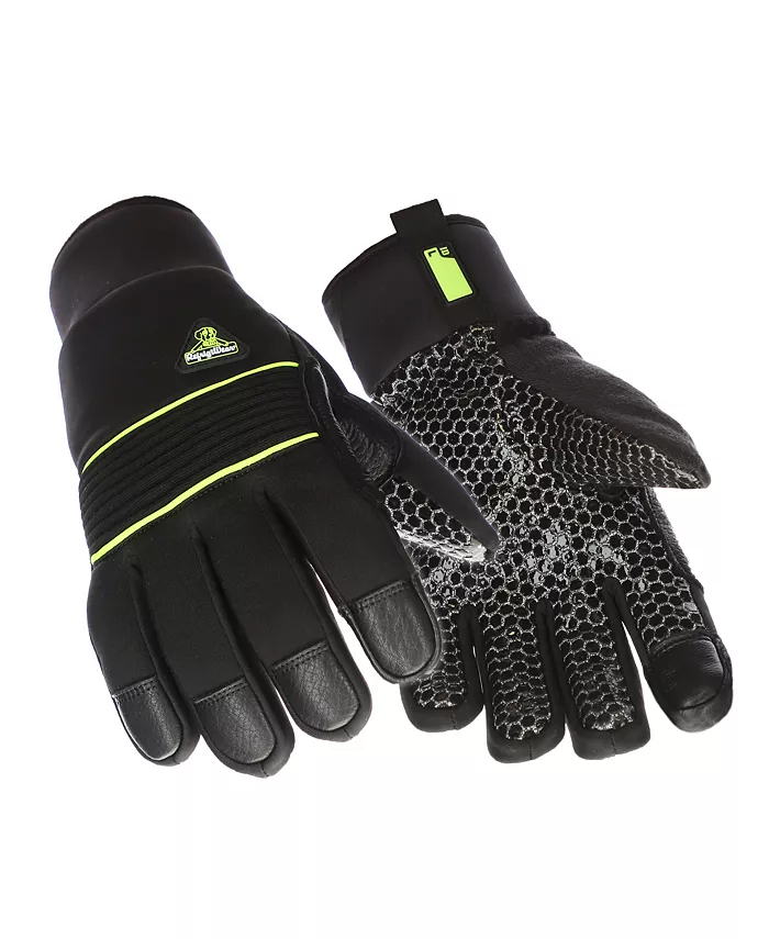 

Мужские перчатки Extreme Ultra Grip - утепленные, устойчивые к порезам рабочие перчатки с поддержкой сенсорного экрана для экстремального холода Refrigiwear, черный
