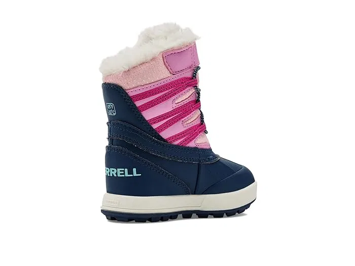 Ботинки водонепроницаемые Snow Bank 5.0 Jr. Merrell Kids, Navy/Pink — фото 4