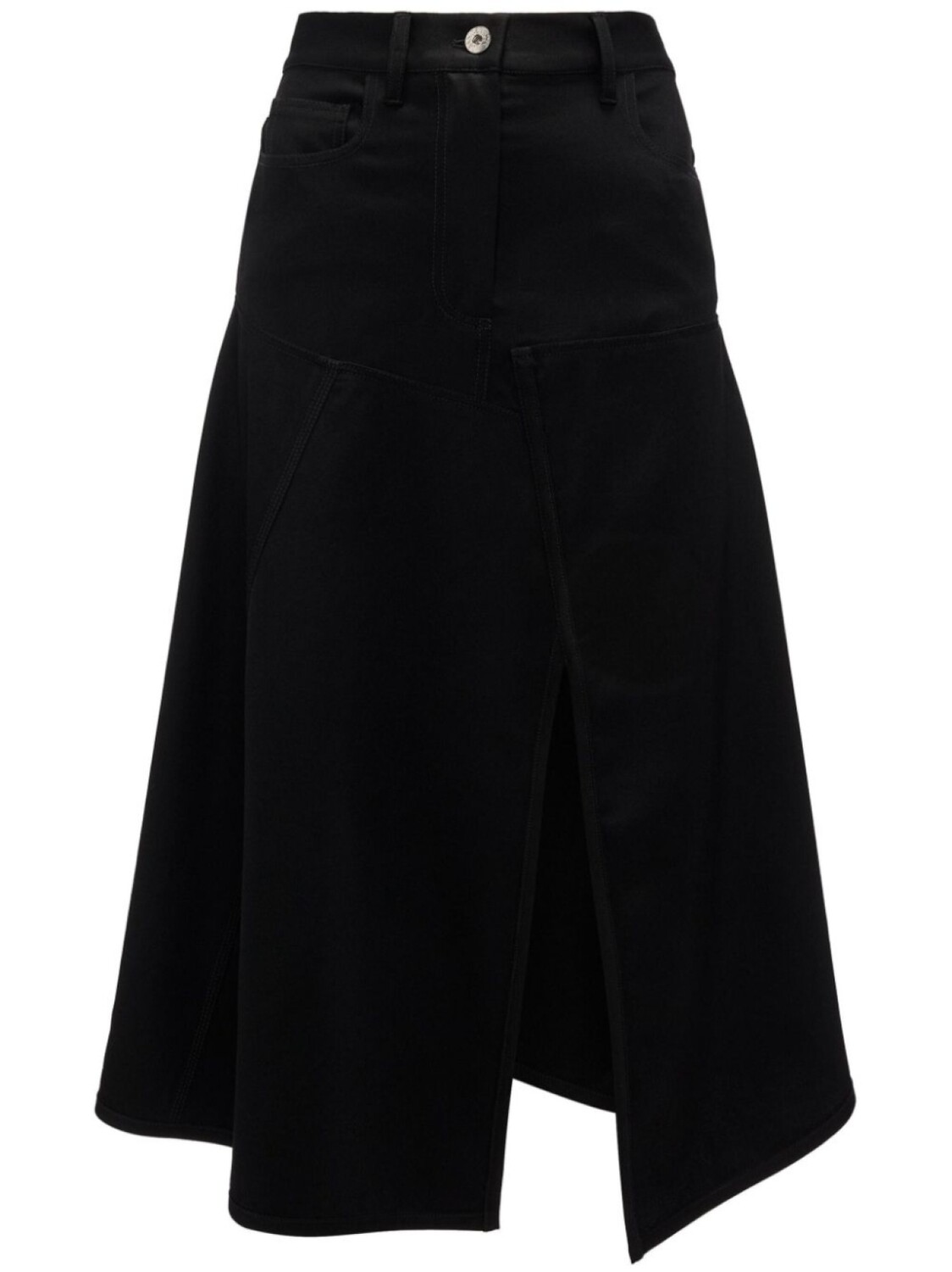 

JW Anderson асимметричная юбка с подгибом, черный