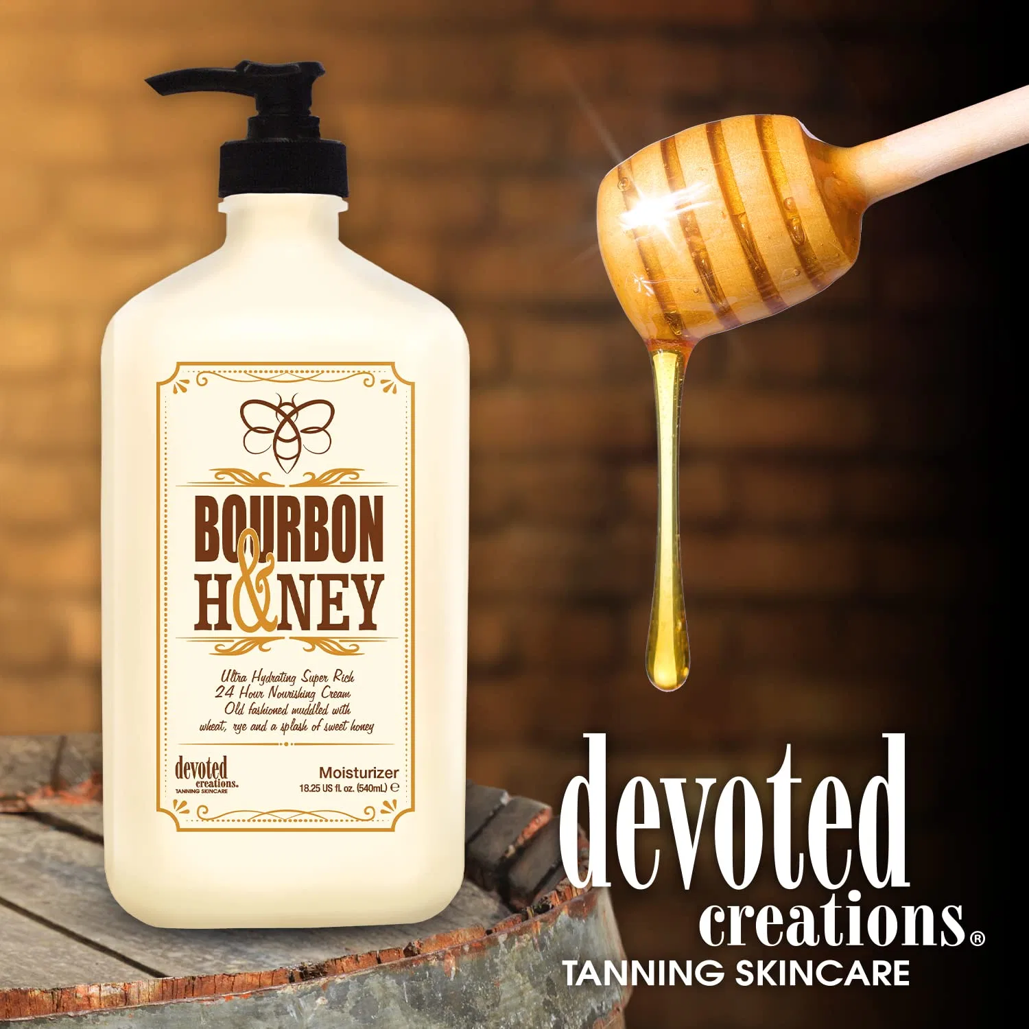 Ультраувлажняющий питательный крем Bourbon & Honey от Devoted Creations, 18.25 унций Devoted Creations — фото 3