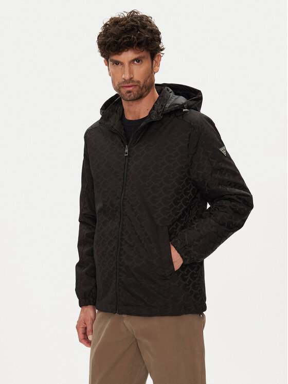 

Демисезонная куртка regular fit M5YL14 WHEW2 Guess, чёрный, Черный, Демисезонная куртка regular fit M5YL14 WHEW2 Guess, чёрный