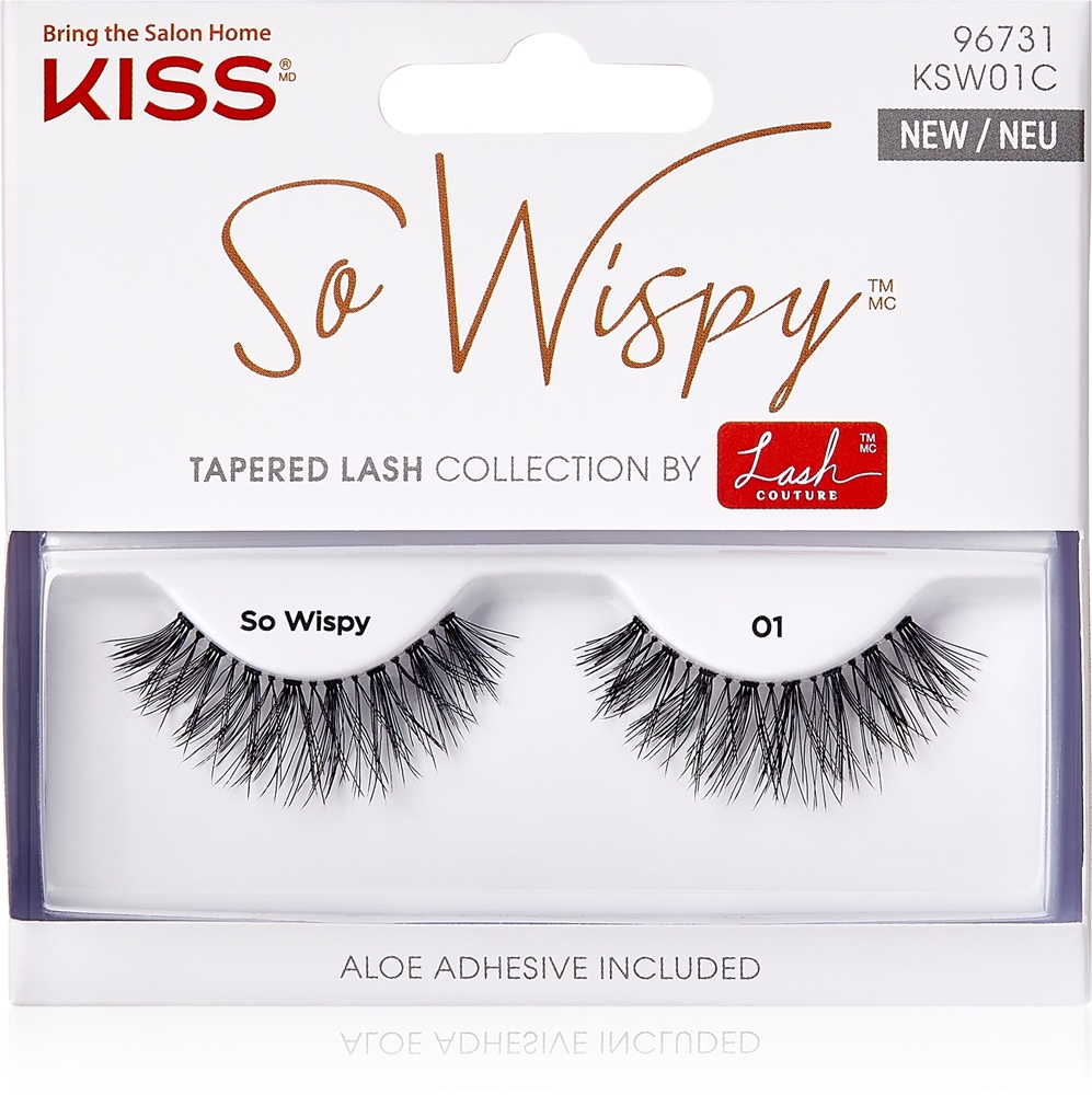 

Lash couture такие тонкие накладные ресницы Kiss, 01 2 шт