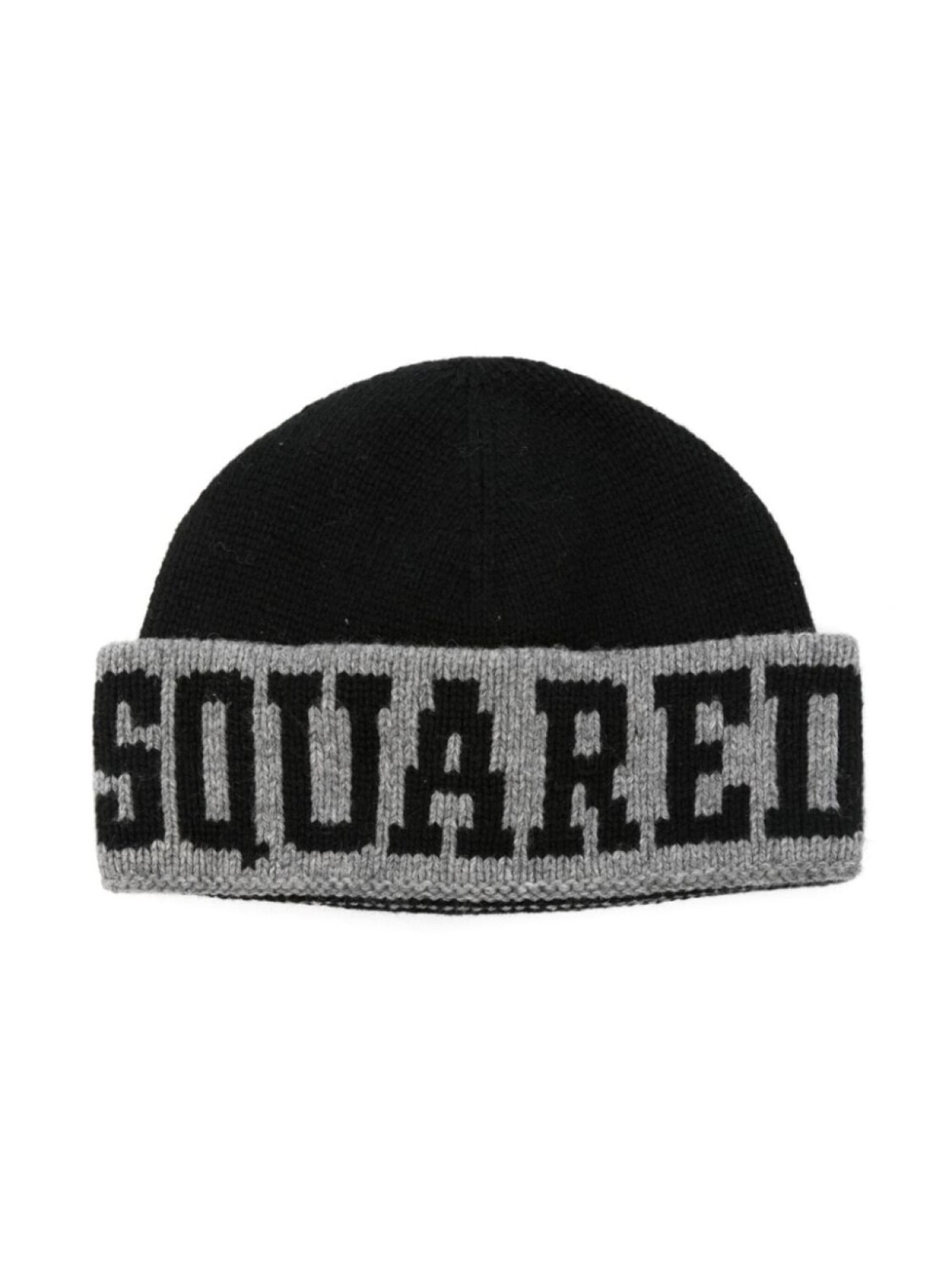 

Шапка-бини с жаккардовым логотипом DSQUARED2 KIDS, черный