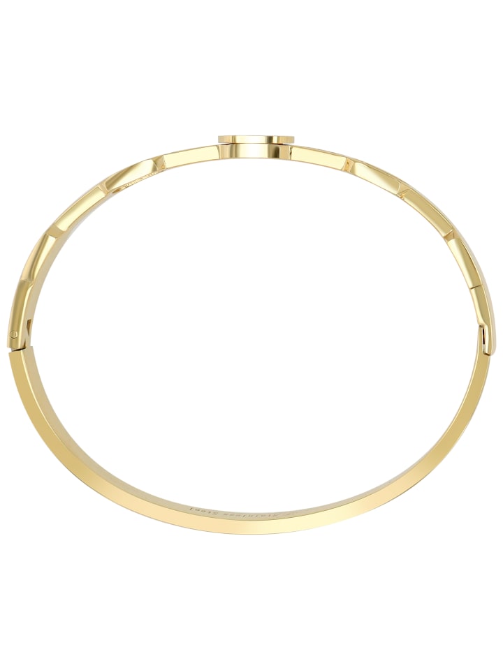 

Adeliás Женский браслет - браслет из нержавеющей стали с перламутровой вставкой, диаметр 6,0 см, в золотом исполнении