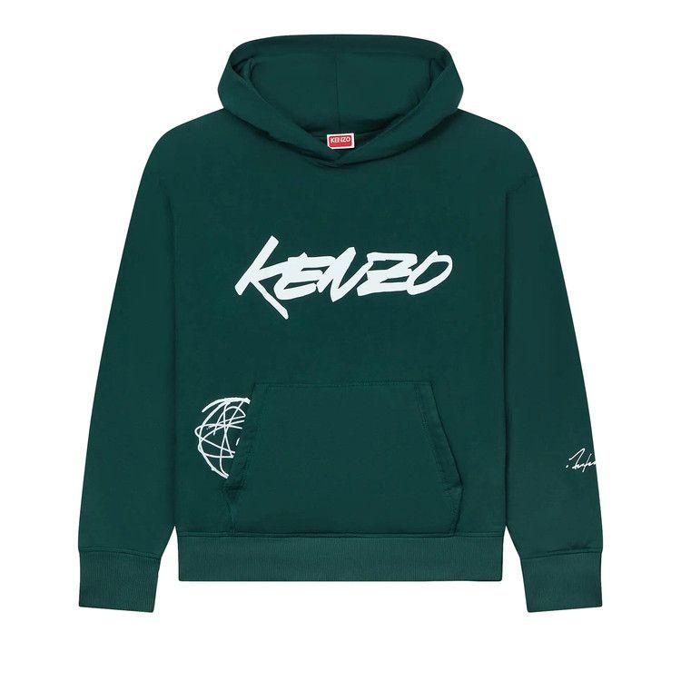 

Худи Kenzo Futura Padded Hoodie, Pine