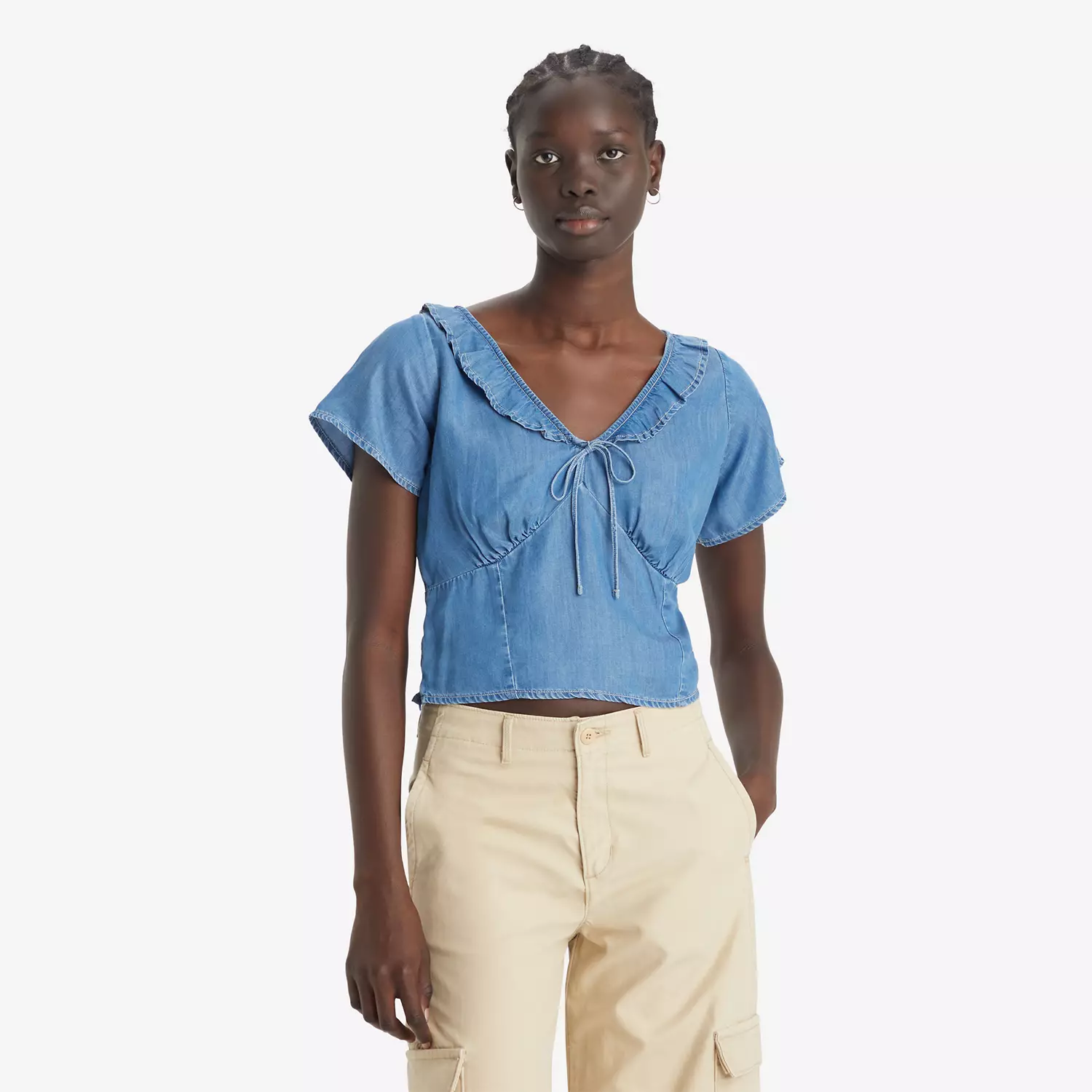 

Блузка Милен Levi's, цвет Vacation Mode 2 - Medium Wash