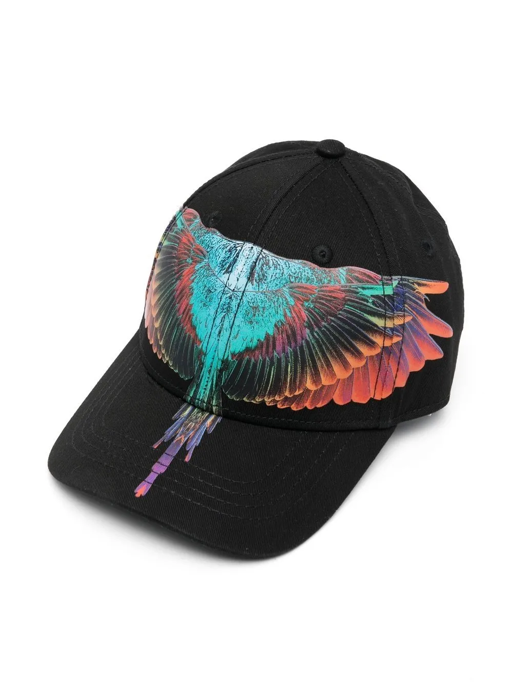 

Бейсболка с принтом Wings Marcelo Burlon County Of Milan Kids, черный