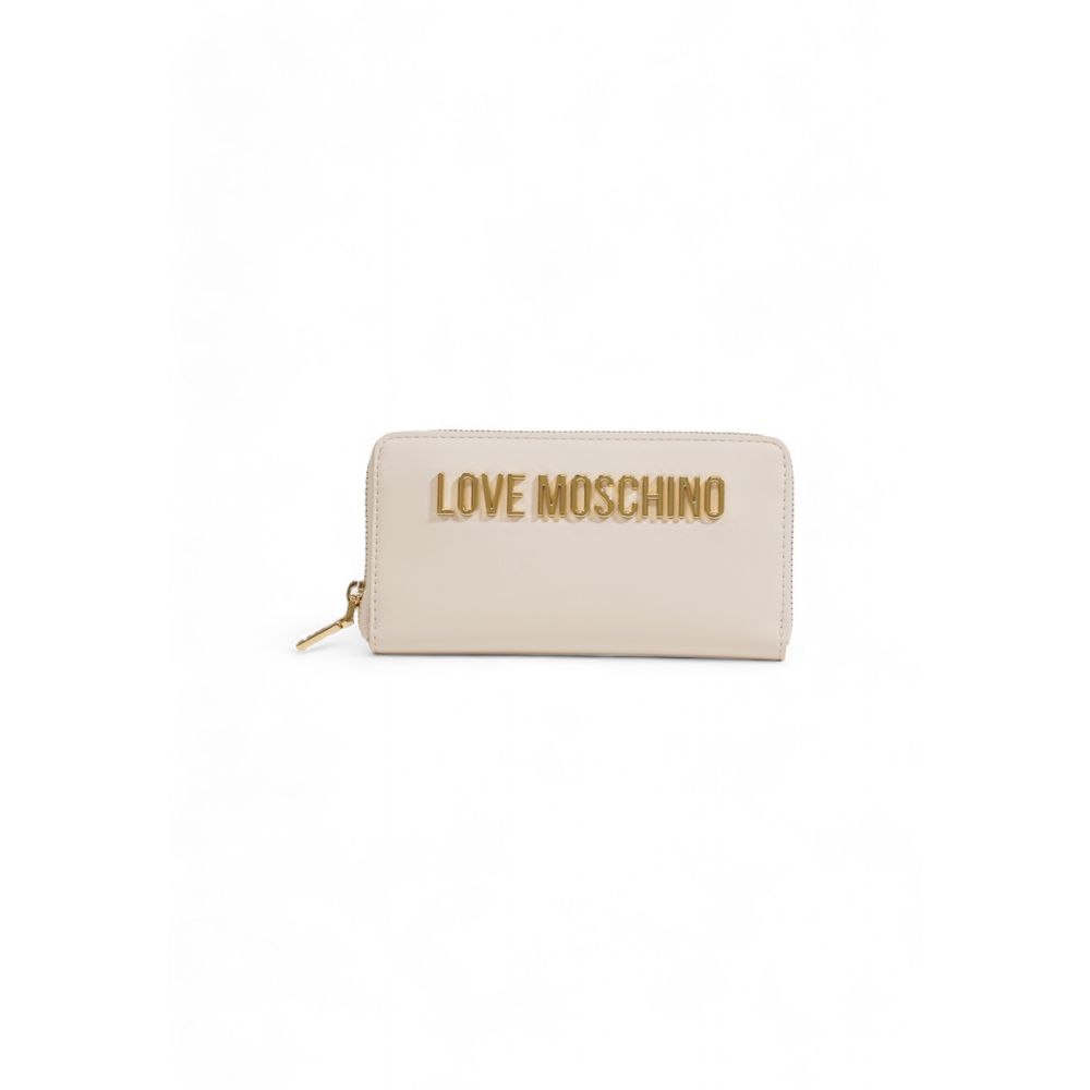 

Бежевый полиэтиленовый кошелек LOVE MOSCHINO