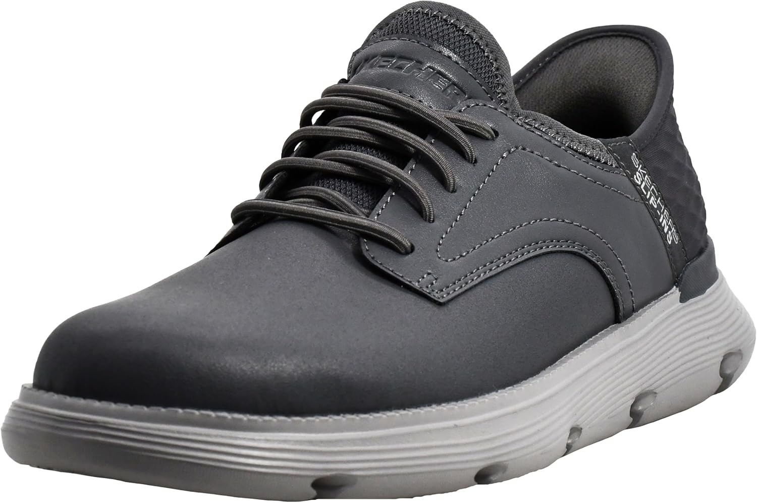 

Мужские лоферы Skechers Garza без шнурков, Charcoal