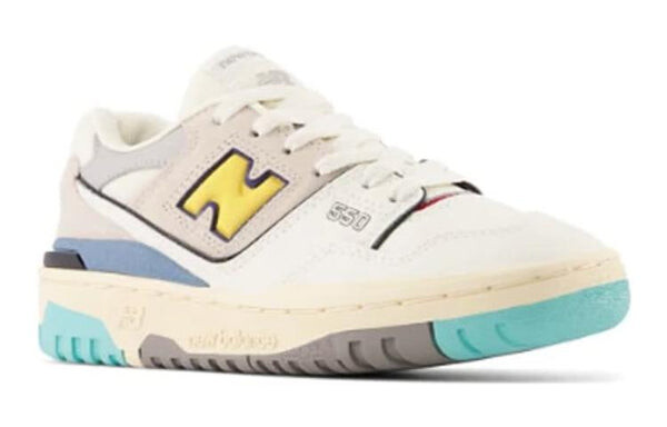 Кроссовки 550 New Balance, белый — фото 3