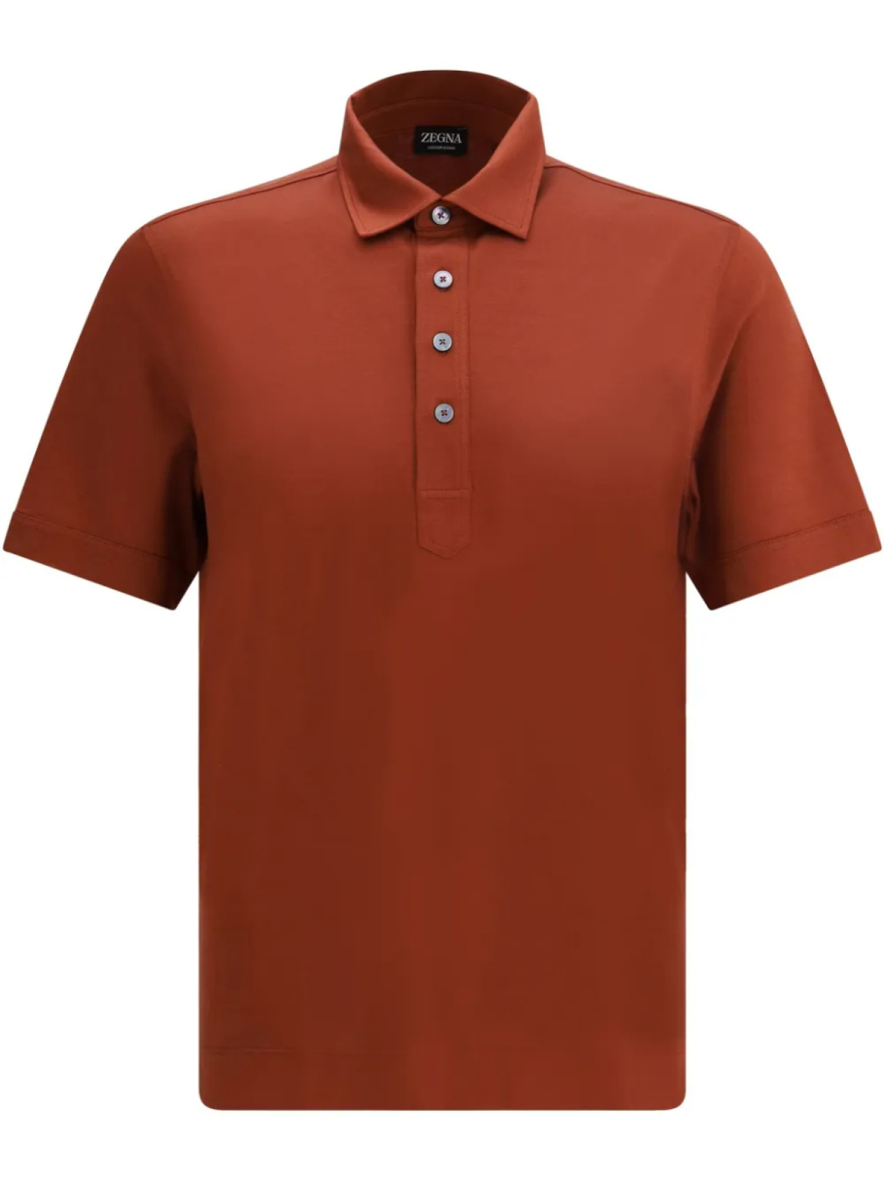 

Легкая рубашка поло Zegna, коричневый