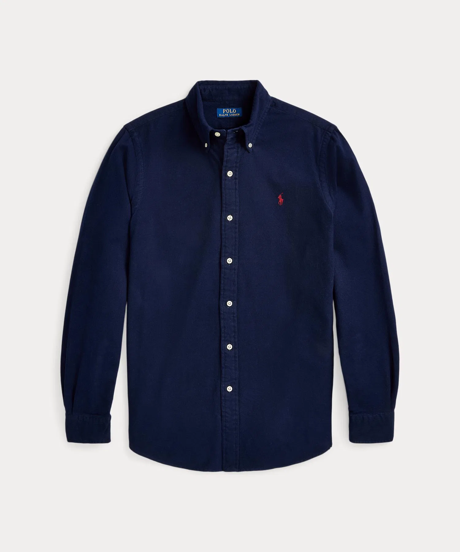 Мужская рубашка POLO RALPH LAUREN CLASSIC FIT BRUSHED FLANNEL SHIRT — фото 2
