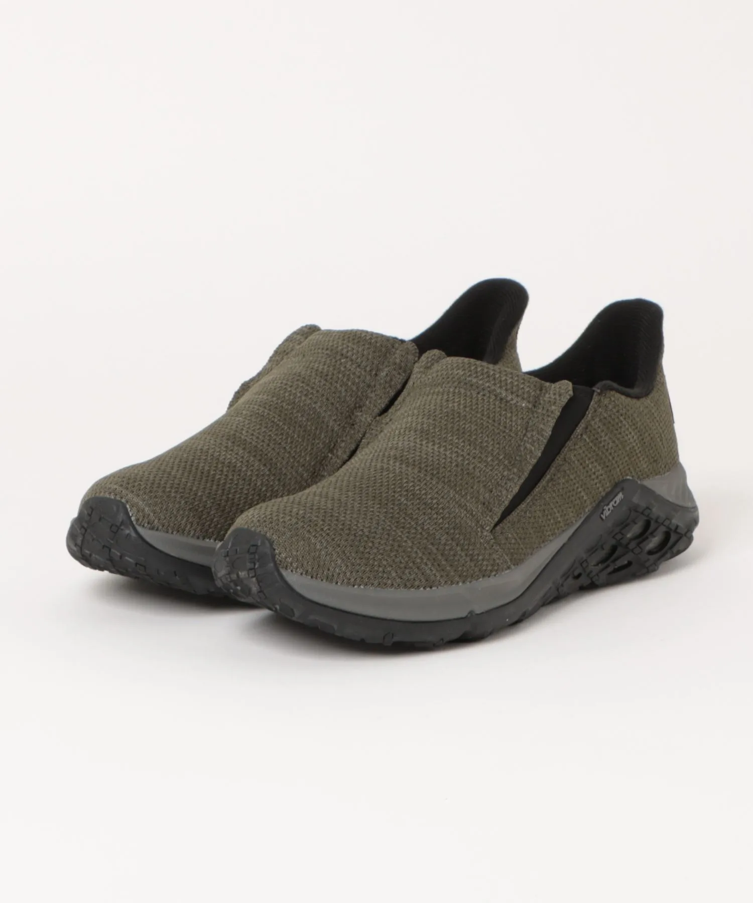 Мужские слипоны водонепроницаемые MERRELL JUNGLE MOC 2.0 KNIT WP оливковые