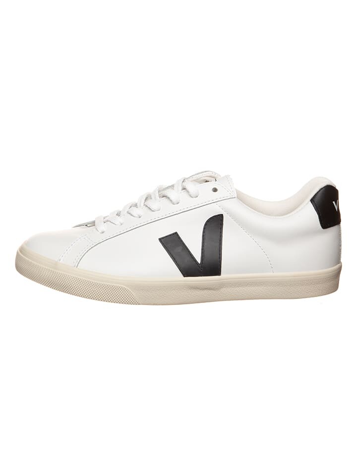 

Кроссовки на шнуровке Veja Leder-Sneakers Esplar, цвет Weiß/Schwarz