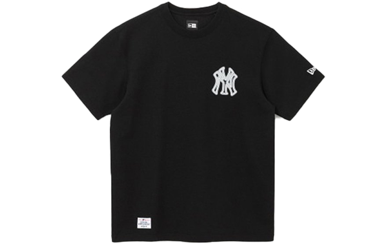 

New Era Футболка унисекс черная, Черный, New Era Футболка унисекс черная