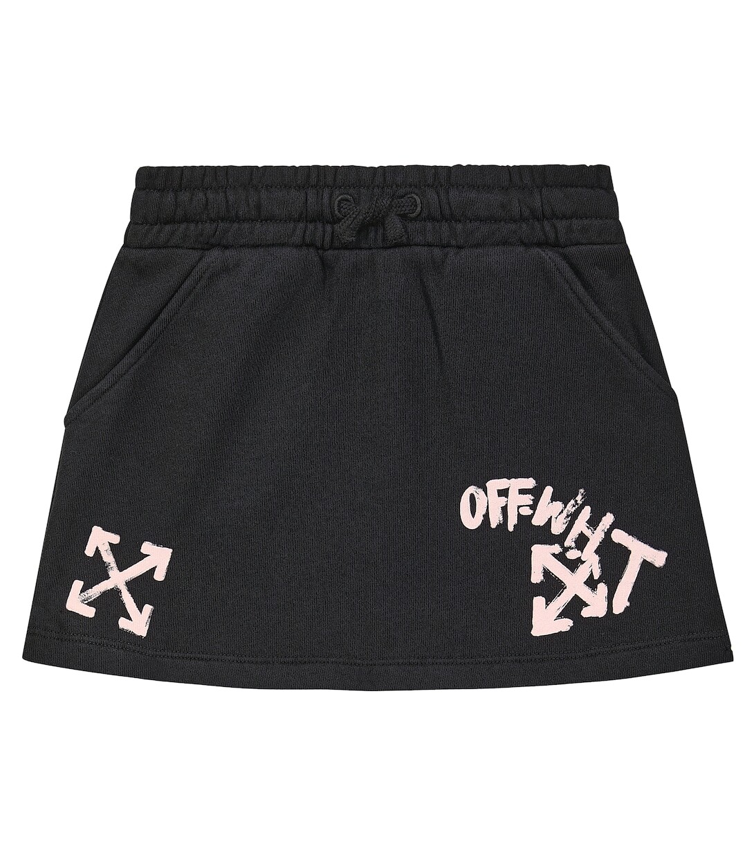 

Юбка Arrows из хлопкового джерси Off-White, черный