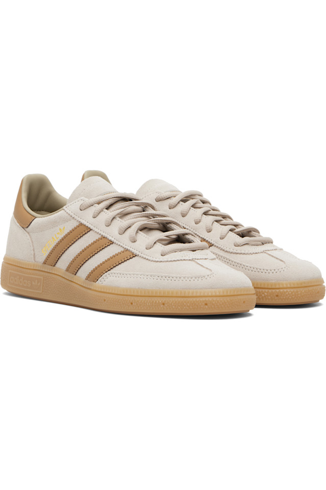 Adidas Originals Бежевые специальные кроссовки для гандбола — фото 4