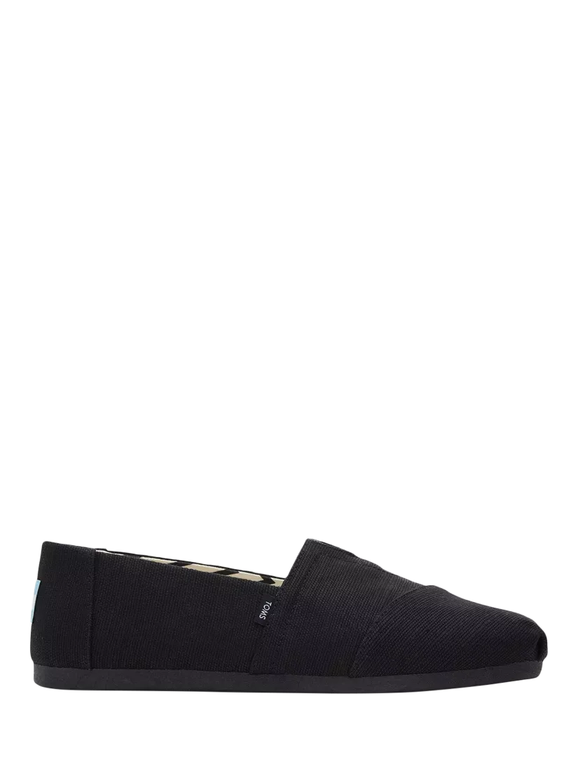 Холщовые эспадрильи Alpargata, черные TOMS