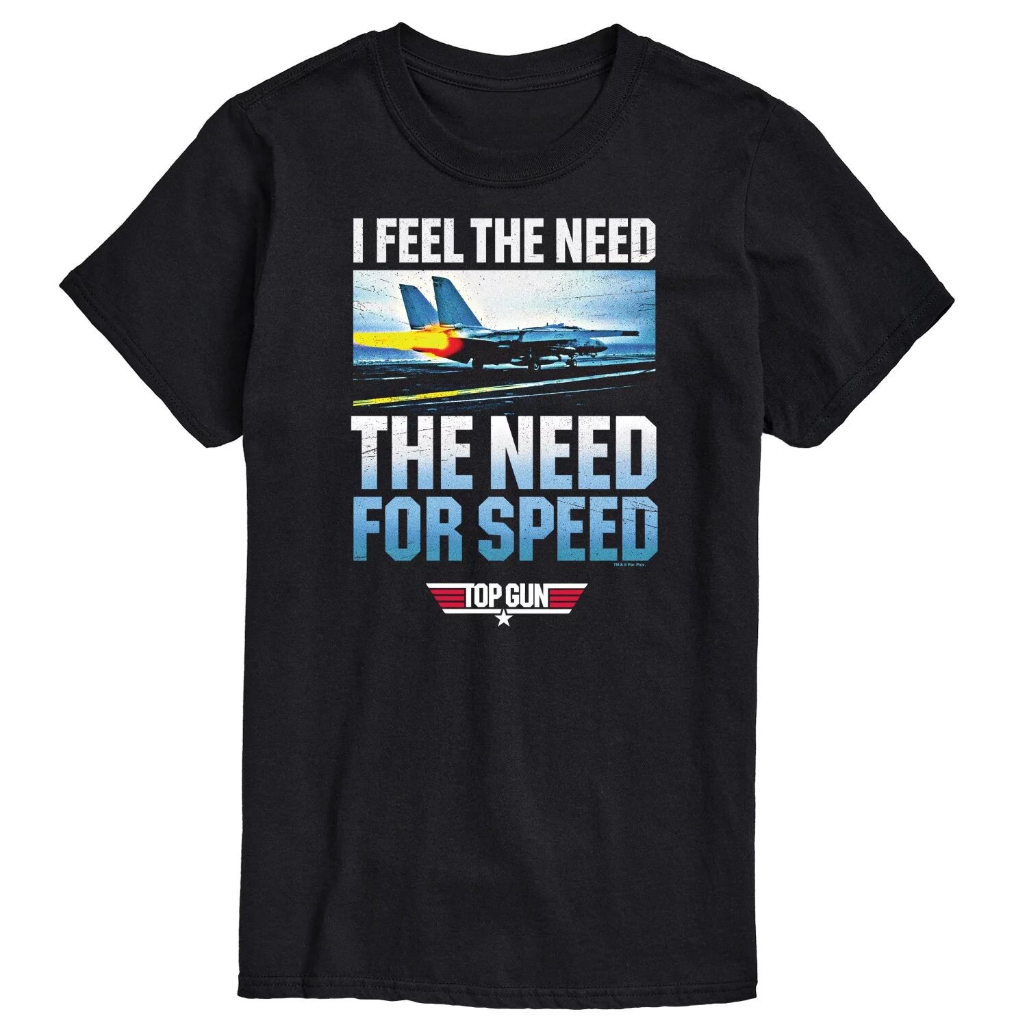 

Футболка Need For Speed ​​Big & Tall Top Gun Licensed Character, черный