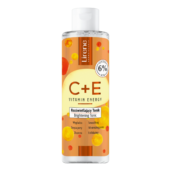 

Осветляющий тоник для лица, 200 мл Lirene C+E vitamin energy