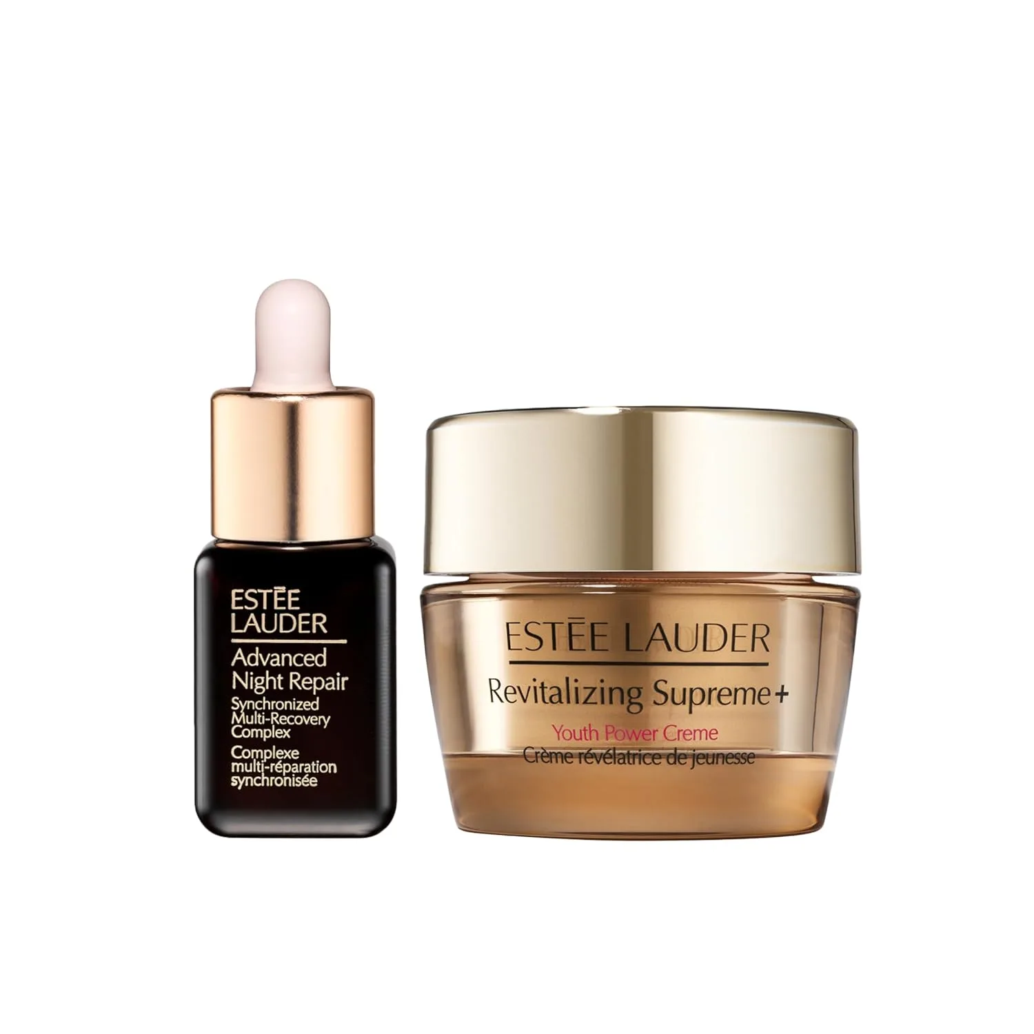 Набор Estée Lauder — The Power Pair мини-набор сыворотки и увлажняющего крема для путешествий | Advanced Night Repair сыворотка 7 мл и Revitalizing