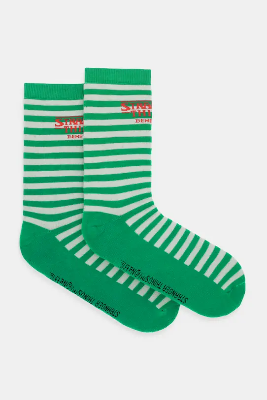 

Носки x очень странные дела United Colors of Benetton, зеленый