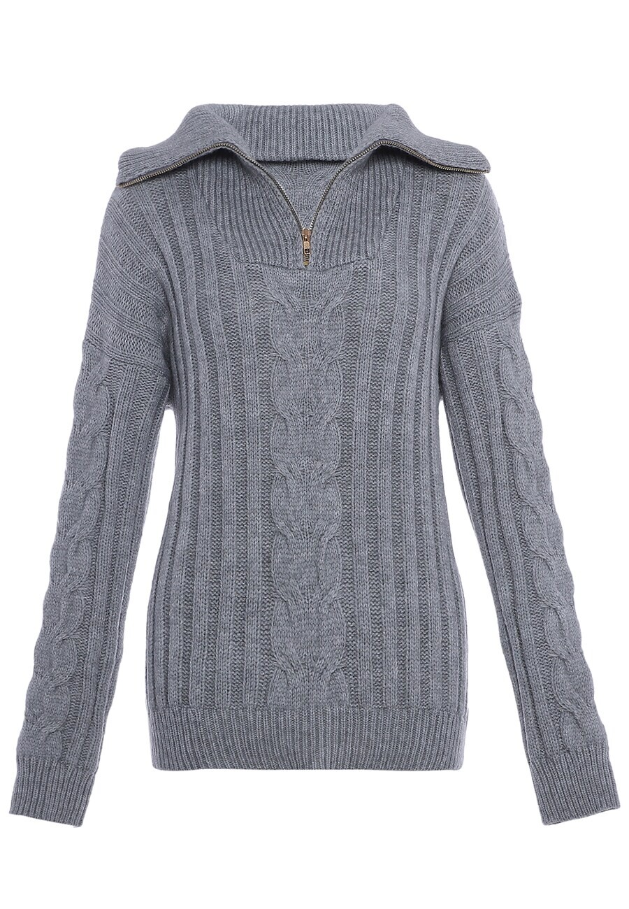 

Свитер aleva Sweater, серый