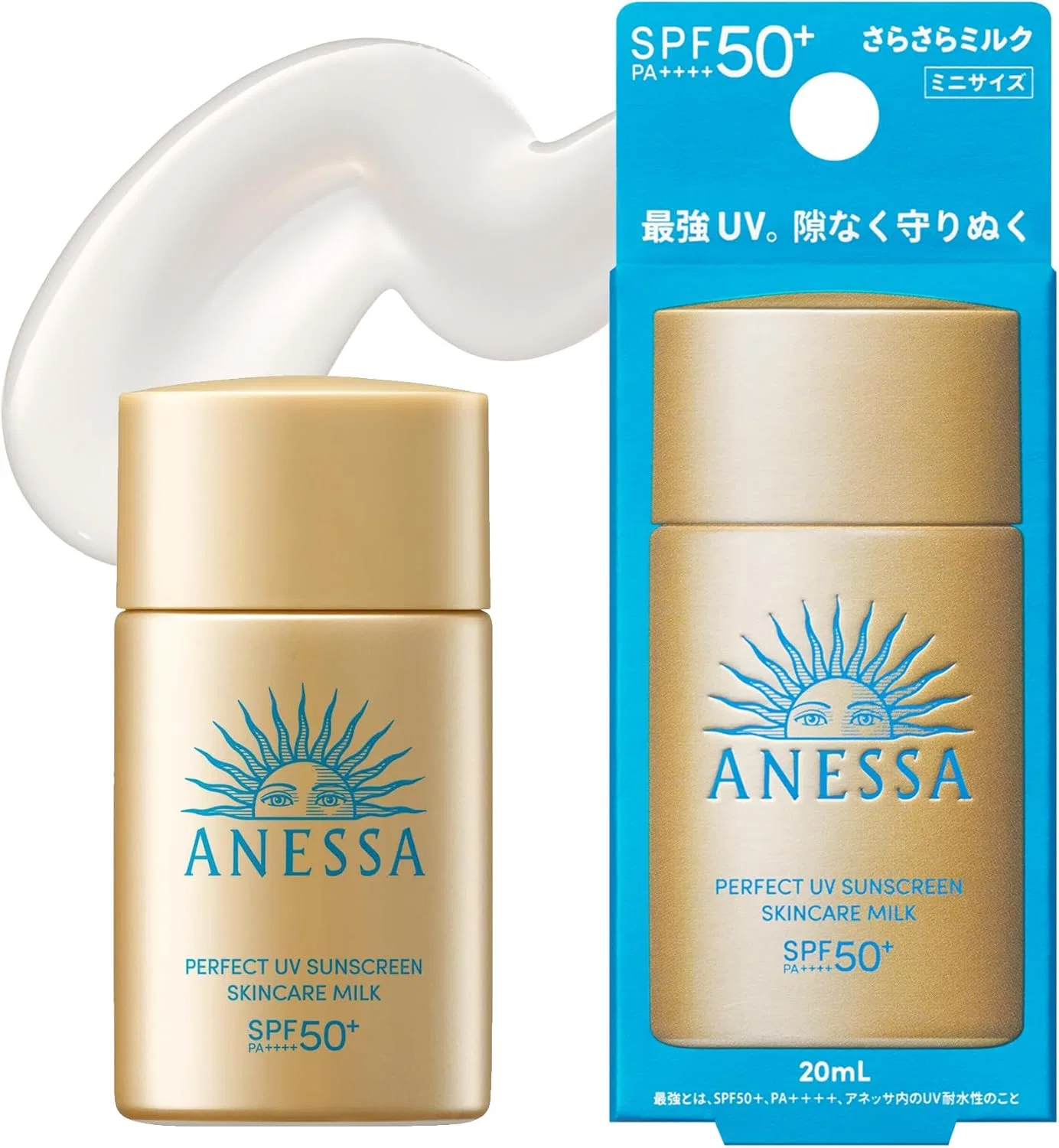 Солнцезащитное молочко ANESSA Perfect UV Skin Care Milk SPF50+ PA++++ 20 мл