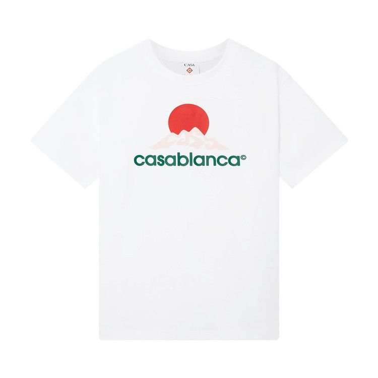 

Футболка Casablanca Montagne Printed T-Shirt, White