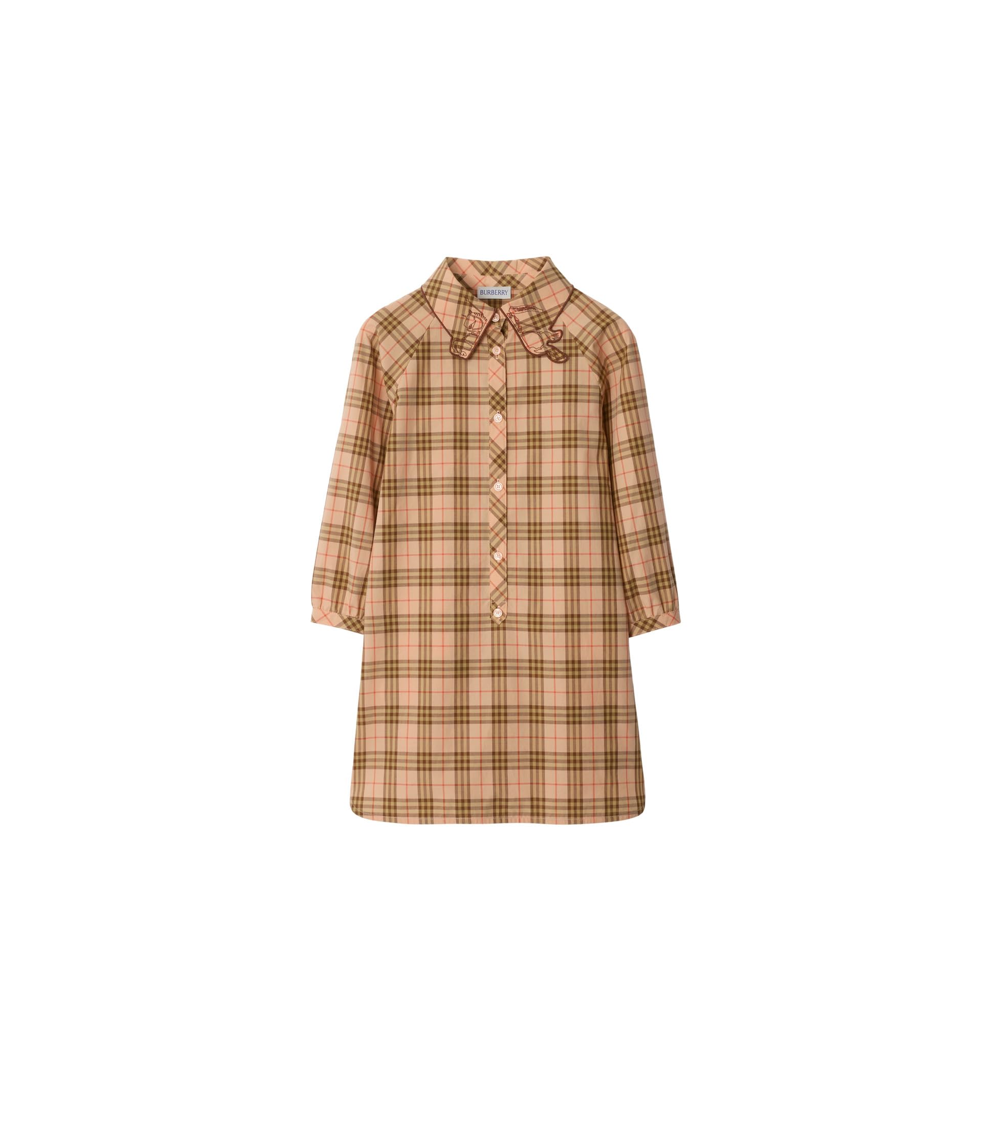 

Платье Burberry Kids Elodie Check Dress, цвет Plush IP Check