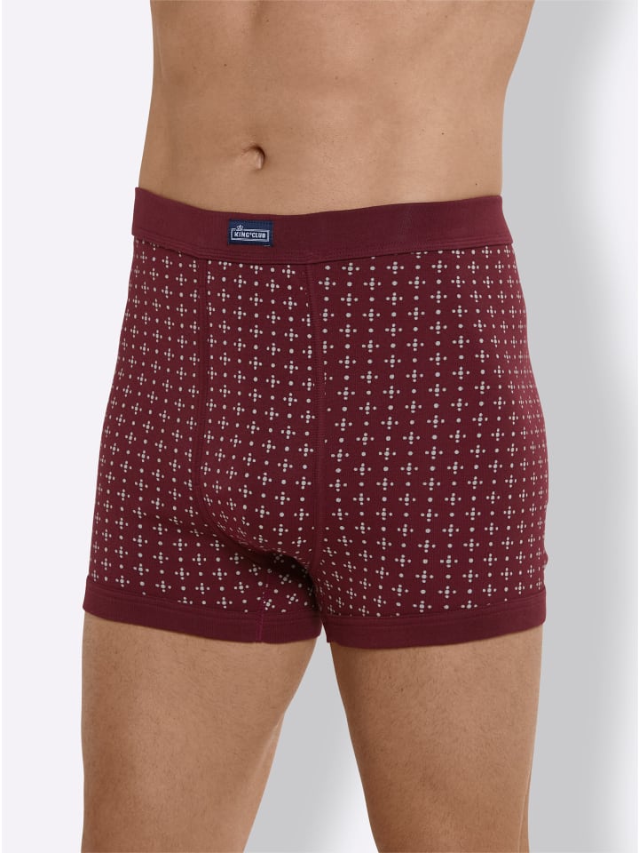 

WITT WEIDEN Короткие трусы с бордовым принтом