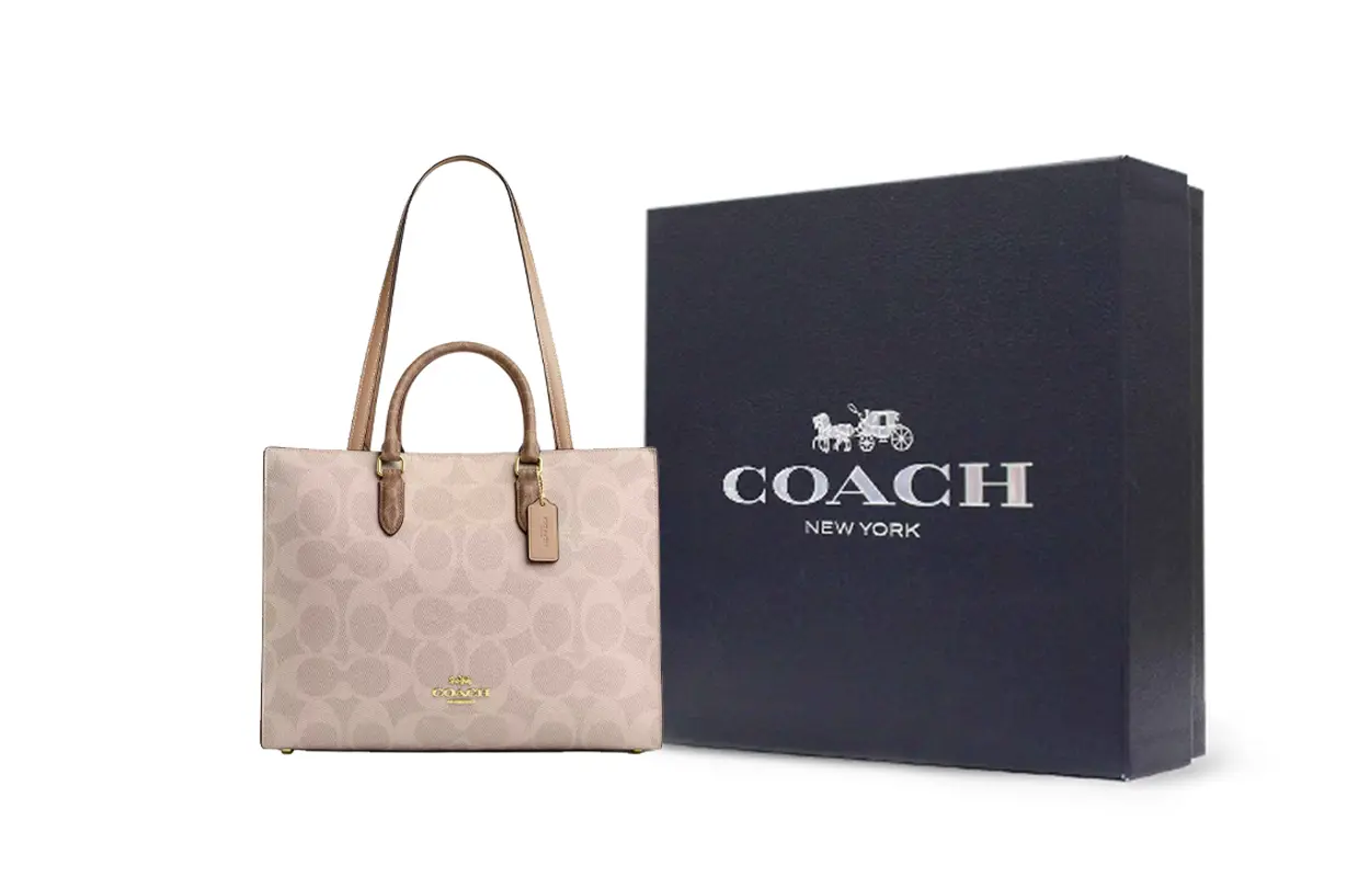 

COACH Женская сумка из лакированного полотна
