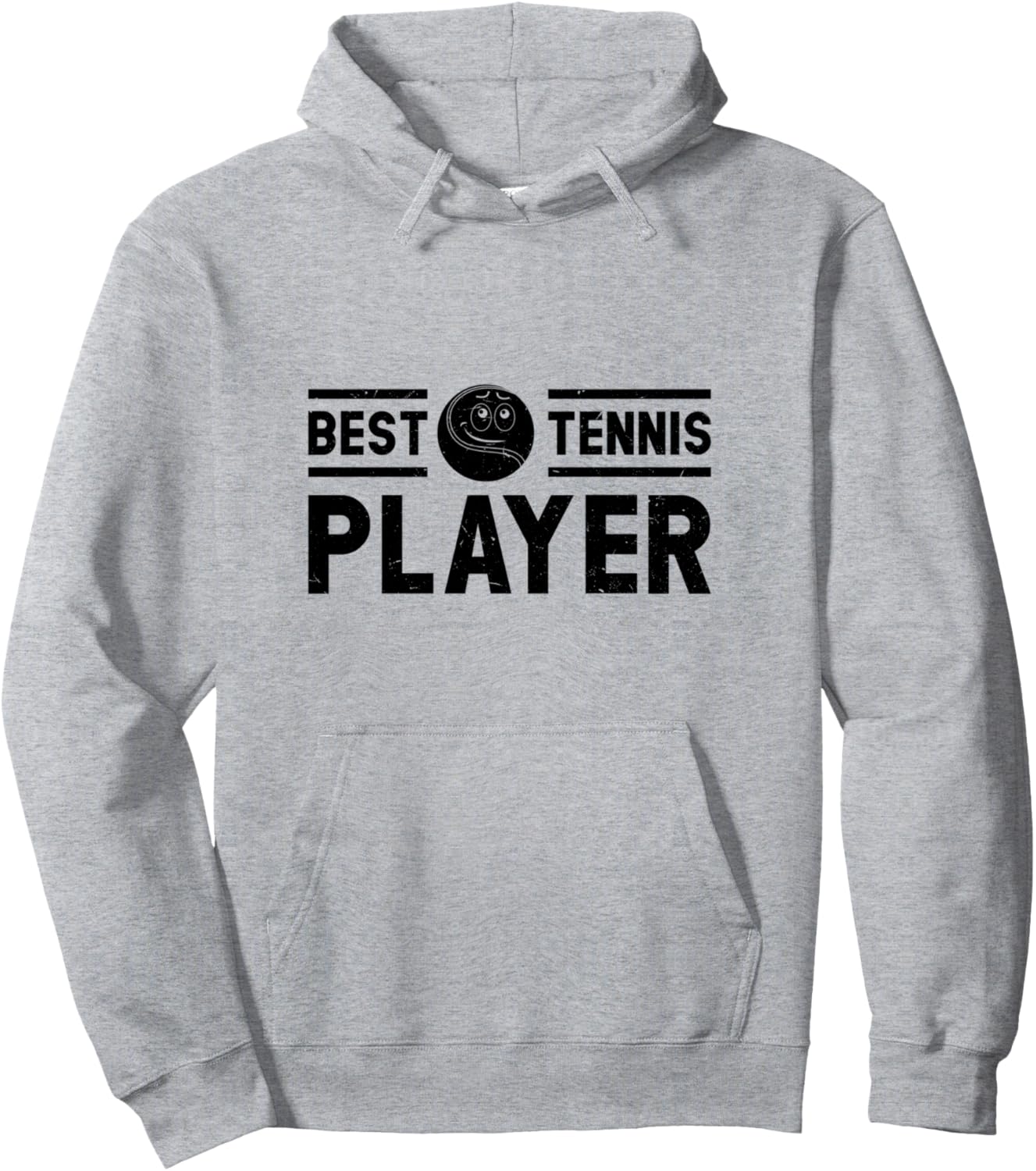 

Худи с изображением лучшего теннисиста Best Tennis Player, серый