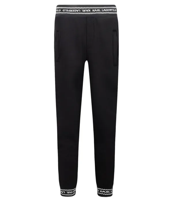 Спортивные штаны regular fit Karl Lagerfeld Kids, черный