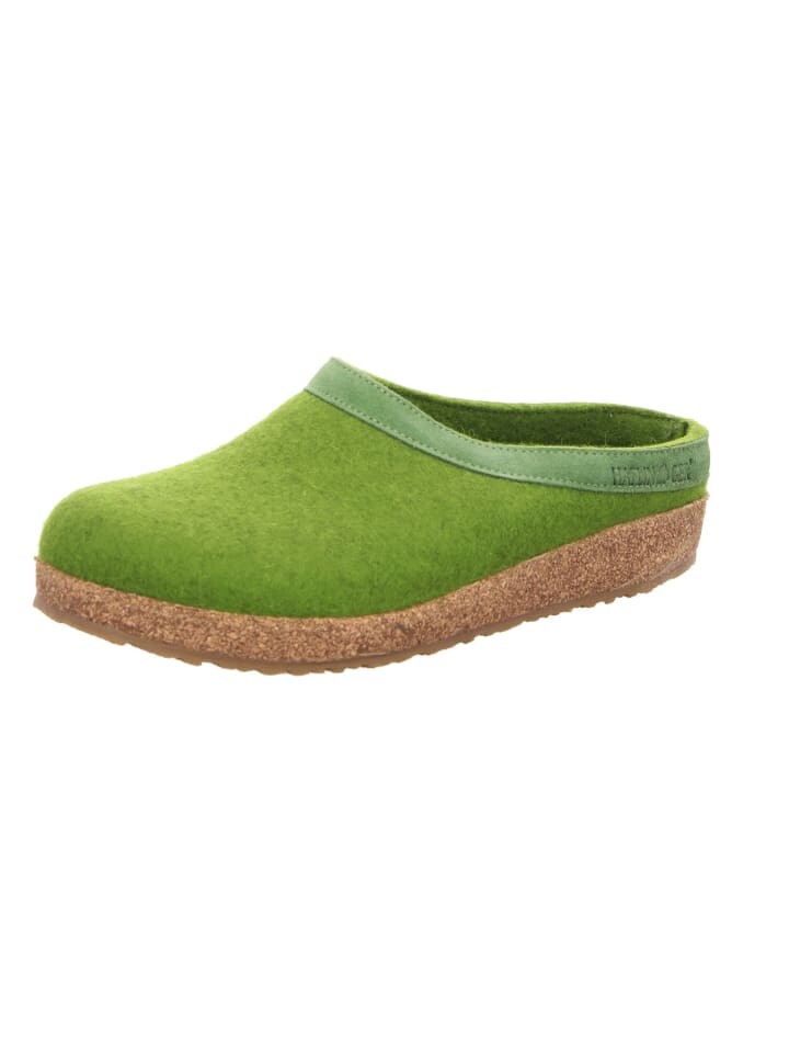 

Тапочки HAFLINGER Hauschuhe Herren Grizzl Torben, зеленый