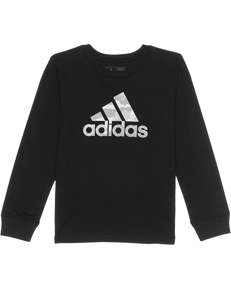 

Футболка adidas Kids FRANCE CAMO LOGO LS TEE, цвет Adi Black