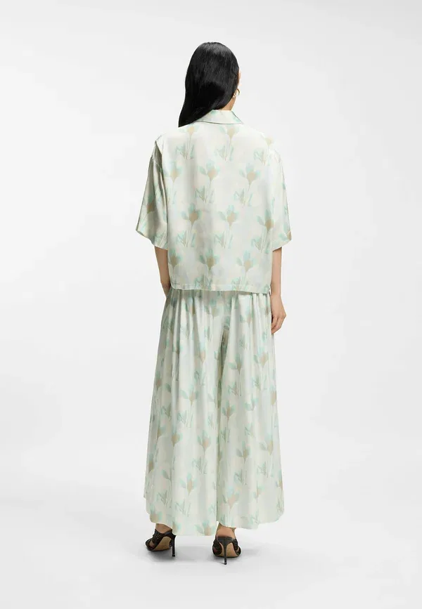 Блуза Bimina button down Boss, модель seventeen, с узором — фото 3
