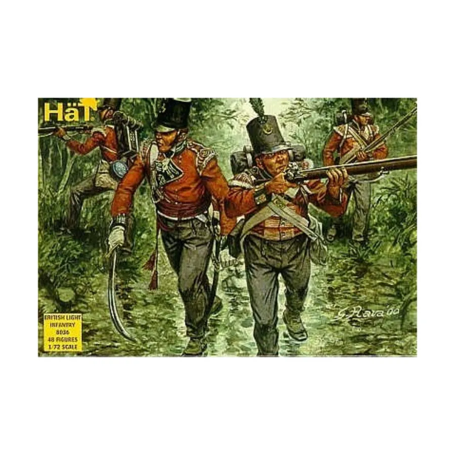 

Британская легкая пехота, Historical Plastic Military Figures - Napoleonic (1:72) (Hat Industries)