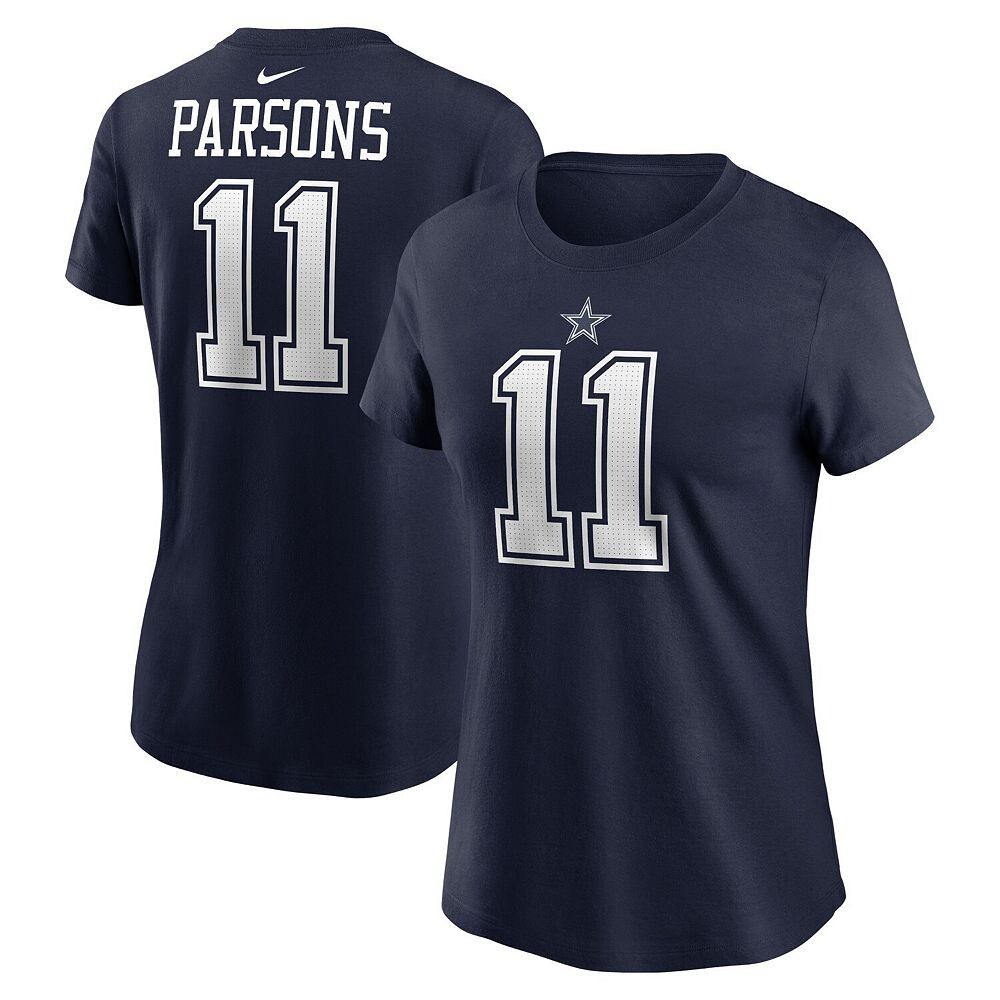 

Женская темно-синяя футболка с именем и номером игрока Nike Micah Parsons Dallas Cowboys, цвет Cow Navy