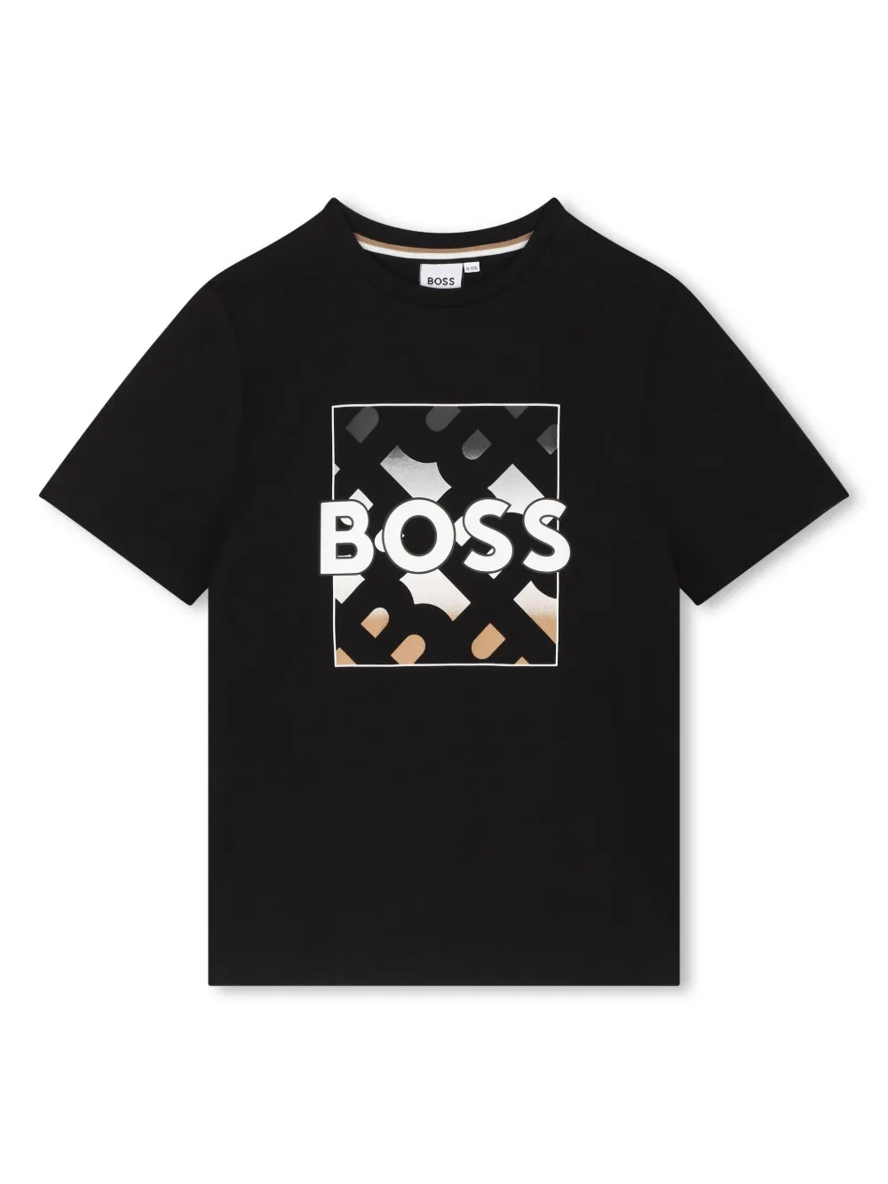 

Футболка с логотипом BOSS Kidswear, черный