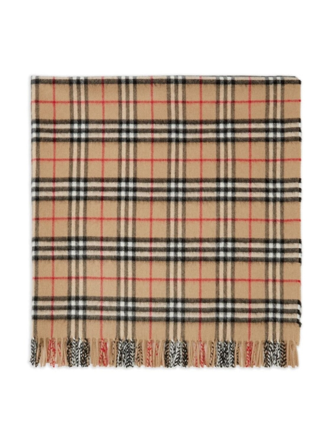 

Burberry Kids кашемировое одеяло в клетку Vintage Check, коричневый