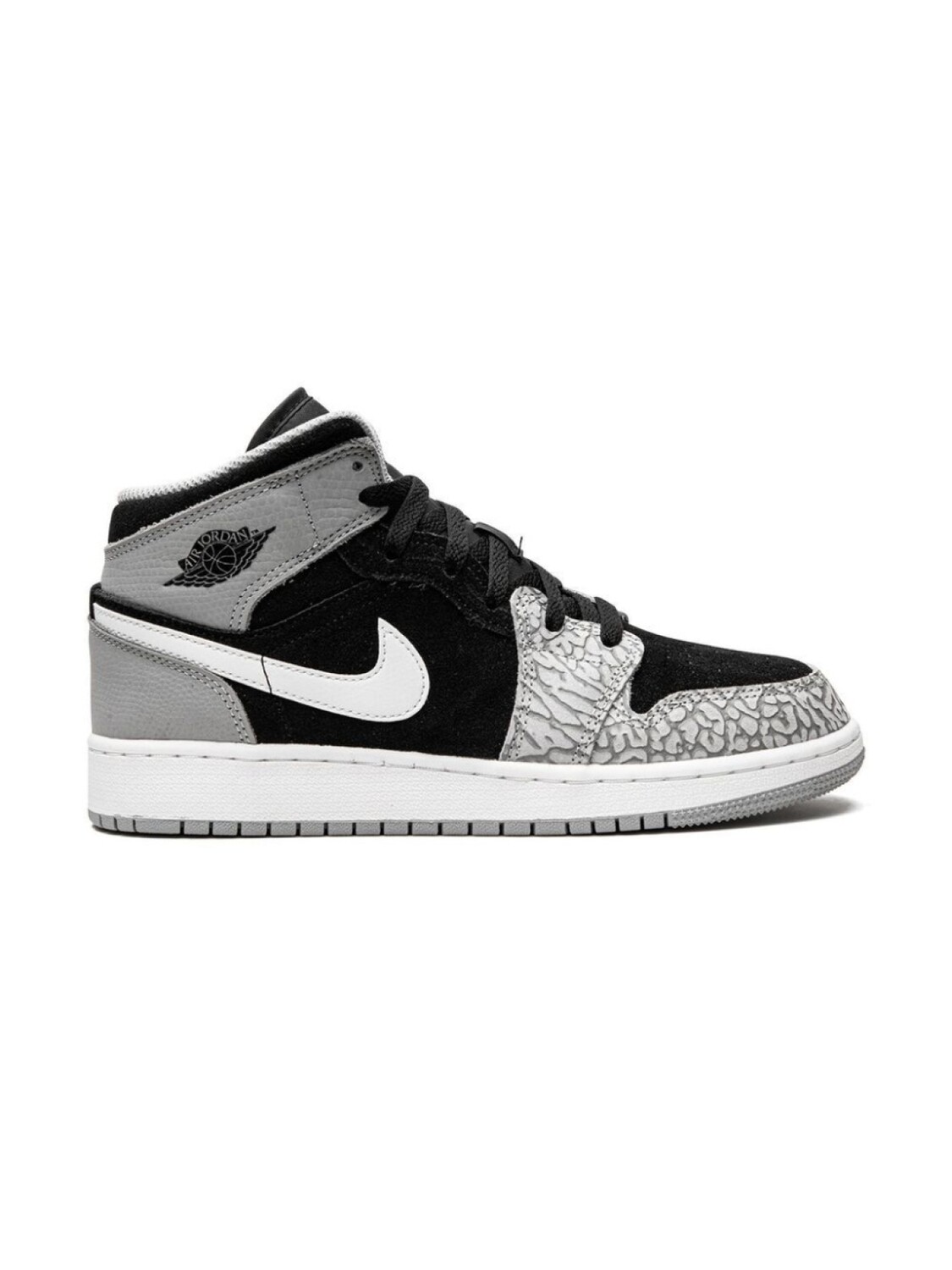

Кроссовки Air Jordan 1 Mid SE Jordan Kids, черный