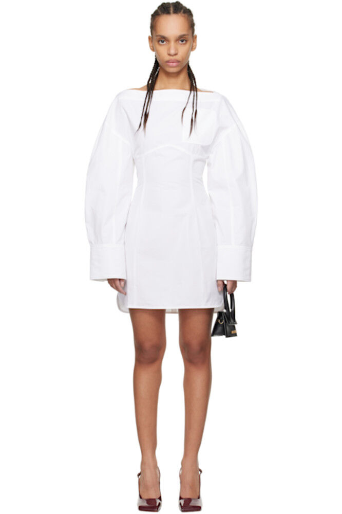 

Белое платье-рубашка La Casa 'The Casaco' Мини-платье JACQUEMUS
