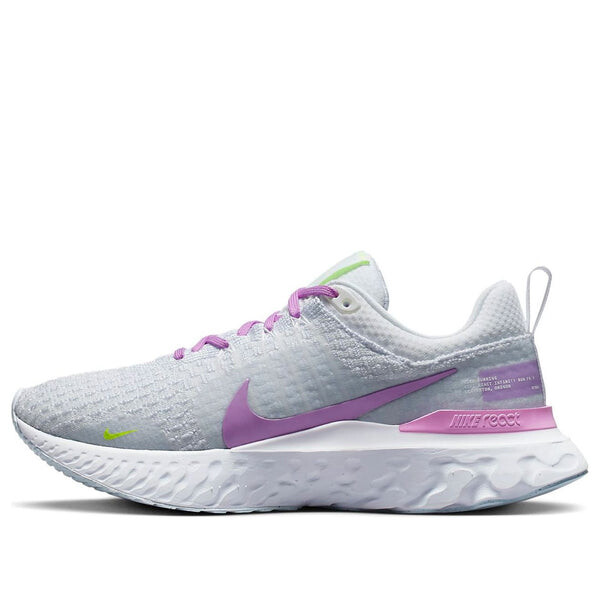 Кроссовки react infinity run flyknit 3 Nike, серый