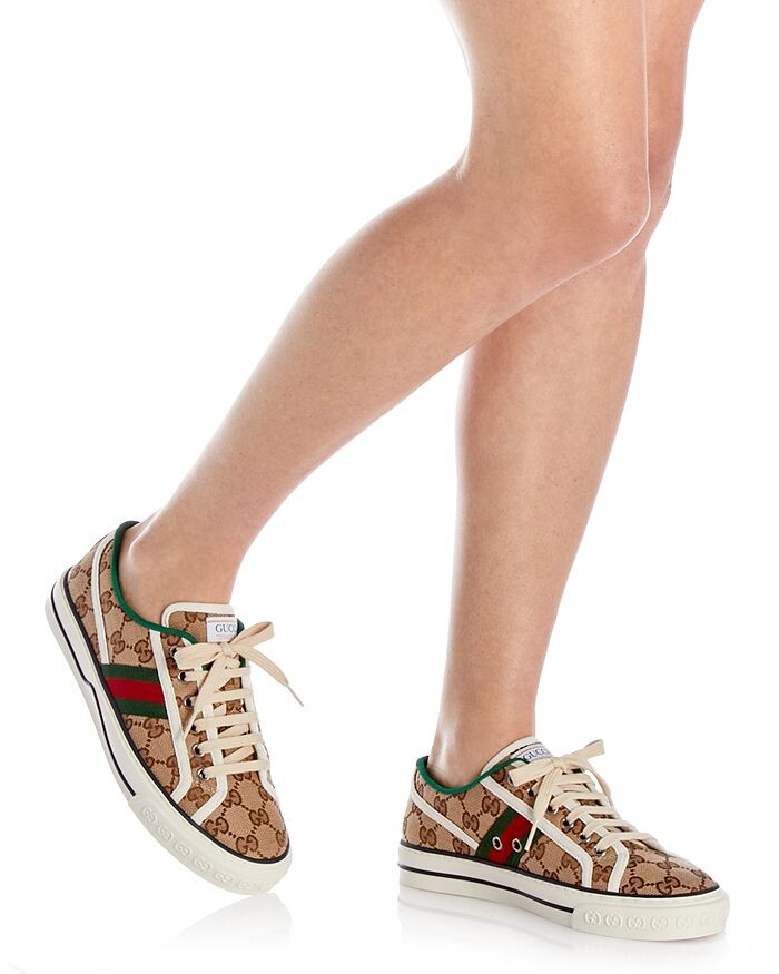 Женские низкие кроссовки Gucci Tennis 1977 Gucci — фото 2