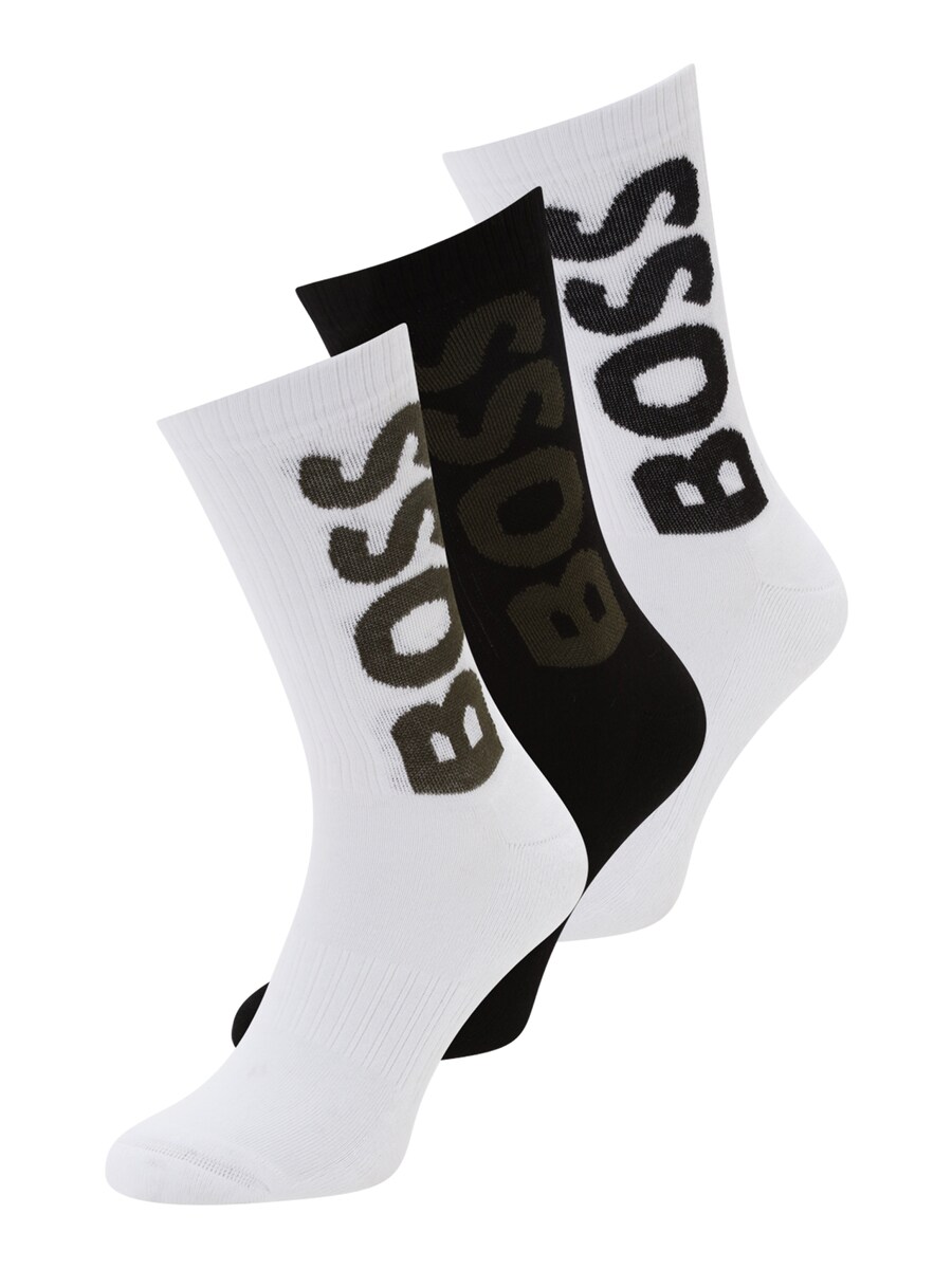 

Носки BOSS, цвет Black/Off white