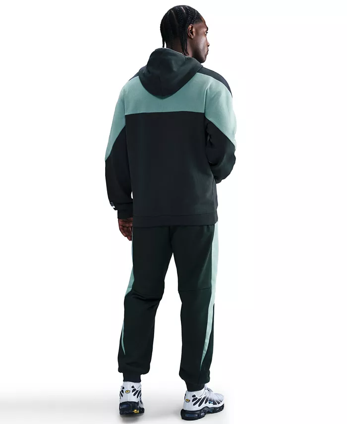 Мужские спортивные брюки Air Fleece Nike, зеленый — фото 4