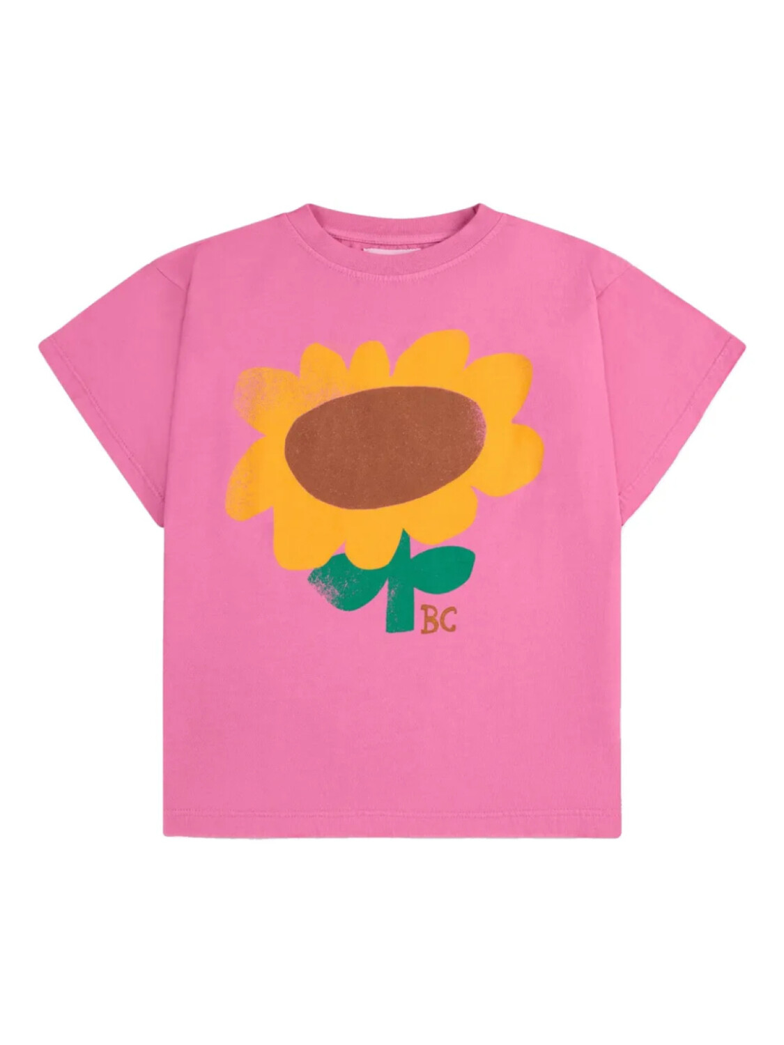 

Футболка с мотивом подсолнуха Bobo Choses, розовый